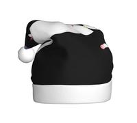 YYHWHJDE Unicorns across the rainbow Prints Christmas Hat for Adult quality festive accessory crafted soft, lightweight