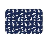 YYHWHJDE Various Sea Fish Pattern Prints Hem Mat - Well-crafted Throw for Bathrooms, Vanities & Vacation Homes - Soft, Durable & Easy-Care Floor Cover