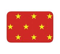 YYHWHJDE Vietnamese Flag Pattern Anti Slip and Thickened Floor mat Suitable for bathrooms, bedrooms, Washable Carpet Floor mats 16X24 in