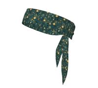 YYHWHJDE vintage music note Pattern Sports headscarf, sweat absorbing and breathable, motion headband, double-sided kerchief