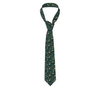 YYHWHJDE vintage music note Prints Men's tie classic style suit cravat suitable for holidays and work