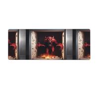 YYHWHJDE Wall Breaking Demon Picture Extra Large Mouse pad, Computer Office Anti Slip Gaming Keyboard Thickened Version 12x31.5in