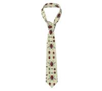 YYHWHJDE Weird bugs Prints Men's Necktie - Soft and Comfortable Polyester Fiber Tie for Business, Work, and Special Occasions