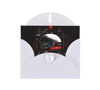 YYHWHJDE White Greeting Card An Arrow Through The Heart Pattern Perfect for Valentine's Day, Wedding Anniversary & Party Invitations