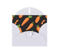 YYHWHJDE White Greeting Card Carrot display Pattern Perfect for Valentine's Day, Wedding Anniversary & Party Invitations