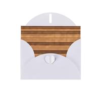 YYHWHJDE White Greeting Card Original wood color texture Prints for Christmas, Children's Birthday, Valentine's Day, and Party Invitation