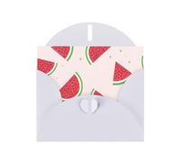 YYHWHJDE White Greeting Card Pink watermelon Prints for Christmas, Children's Birthday, Valentine's Day, and Party Invitation