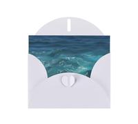 YYHWHJDE White Greeting Card The Deep Ocean Pattern for Christmas, Children's Birthday, Valentine's Day, and Party Invitation