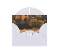 YYHWHJDE White Greeting Card Wildlife Hunting Deer Bear Elk Pattern for Christmas, Children's Birthday, Valentine's Day, and Party Invitation