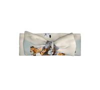 YYHWHJDE Wild Animal Horses Pattern Prints Baby Bow Headband - Adorable Newborn Throw for Sweet Baby Girls & Perfect Shower Gift