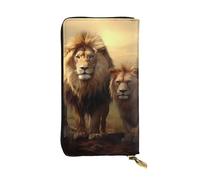 YYHWHJDE Wild Animals Printing Quality Leather Long Clutch Wallet Designed for Fashion Girls and Women Stylish 7.48 x 4.13 in