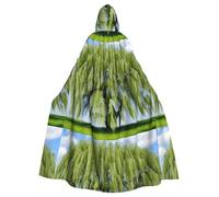 YYHWHJDE Willow Tree Prints Halloween Adult Hooded Cape Men'S And Women'S Clothing Mantle Role-Playing