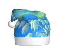 YYHWHJDE Willows on the waterfront Prints Christmas Hat for Adult Making It a Fun and Durable Gift for Men and Women