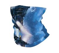 YYHWHJDE Winter Christmas Snow Night Railway Train Prints Multifunctional Sport Headband: The Great Adventure Throw for Hiking, Biking & More!