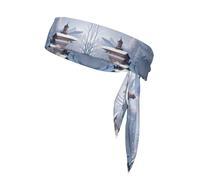 YYHWHJDE Winter Landscape Prints Sports headscarf, sweat absorbing and breathable, motion headband, double-sided kerchief