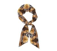YYHWHJDE Women's Fashion Scarf A little cow stepping on the quagmire Pattern Satin Headscarf Chic Tie, Hair Scarf, Wristband