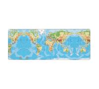 YYHWHJDE World Map Mouse Pad 12x31.5in