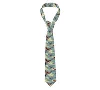 YYHWHJDE world war 2 aircraft airplane Prints Men's tie classic style suit cravat suitable for holidays and work