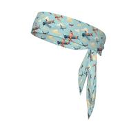 YYHWHJDE world war aircraft Pattern Sports headscarf, sweat absorbing and breathable, motion headband, double-sided kerchief