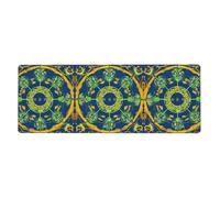 YYHWHJDE Yin Yang Totem Pattern Extra Large Mouse Pad, Computer Office Anti Slip Gaming Keyboard Thickened Version 12x31.5in