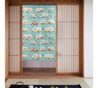 YYHWHJDE you make me happy camper trailer Prints Door curtain partition splicing privacy protection suitable for kitchen, bathroom, room 34x56in