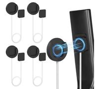 YYILIS 6.5 Ft Magnetic Remote Control Holder, 4 Pack Retractable Remote Control Tether Wall Mount with Adjustable Leash and Strong Double N52 Magnets for TV/AC/Light/Fan, Home & RV Organizer Supply