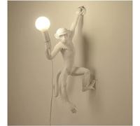 YYingYYue Funny Monkey Lamp, Resin Wall Application, Modern Creative Wall Lamp, Home Decor Wall Light, Industrial Art Light for Living Room Corridor,A