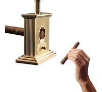 YYJYZH Large Table Top Quad Guillotine and Table Top Guillotine Cigar Cutter W/Drawer for Cuttings