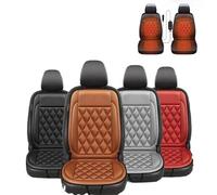 YYKDDP 2Pcs Car Seat Cushions for Driving Memory Foam, Fast Heating Plush Non-slip Car Seat Heater,Comfortable Seat Cover with Full Back Support for Car