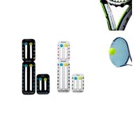 YYKDDP 2pcs Portable Tennis Score Keeper, Racket Throat Mount - Lightweight Padel & Tennis Score Counter for Matches, Easy-to-Read, Strong Adhesion, Durable Accessories for Practice & Competition