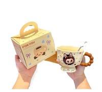 YyKk1122 Bubu Mug bubu Cup high-Looking Ceramic Girl Couple Birthday Gift Water Cup Companion Gift Cartoon(O)