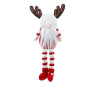 YyKk1122 Latest cross-border Christmas decorations: Rudolph reindeer, faceless old man doll, dwarf goblin plushie(C)
