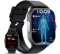 YYKY 2026 ECG+HRV Smart Watch for Men Women with Bluetooth Calls/IBM/Heart rate/Body Temperature/Sleep Monitor - 2.01" HD IP67 Waterproof Smartwatch, Health & Fitness Smartwatch for iOS Android