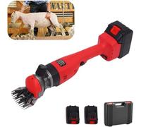 YYLHJW Cordless Sheep Shears 800W Professional Electric Pet Grooming Clippers for Sheep Alpacas Llamas and Large Thick Coat Animals Farm Shearing Machine