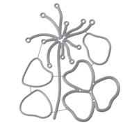 YYlingx 1 Set Lotus Leaf Die-cuts, Metal Lace Decoration Cutting Dies for DIY Crafts, Photo Album Decor, Card Scrapbooking