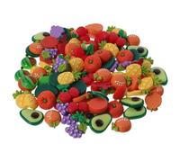 YYlingx 100PCS Fruit Charms Scrapbooking Supplies for Scrapbooking, Hair Clip, DIY Crafts