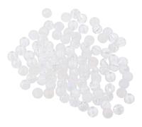 YYlingx 100Pcs Glass Beads 8mm Mix Styles Crackle Lampwork Glass Loose Beads for DIY Jewelry Making(White)