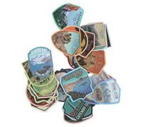 YYlingx 126 Pcs USA National Park Sticker National Parks Complete Collection Stickers for DIY