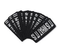 YYlingx 15Pcs It is What It is Embroidered Patches,Decorative Embroidered Sew on/Iron on Patches for Clothes Jacket Jeans Backpacksthes