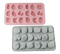 YYlingx 2 PCS Silicone Candy Mould, Fruit Shape Silicone Mould for Hard Candy, Chocolate