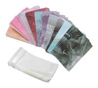 YYlingx 200 Pieces Marble Earring Cards,100pcs Gold Lines Earring Jewelry Display Cards Holder with 100pcs Self Sealing Bags for Jewelry Packaging