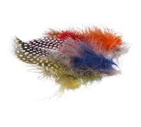 YYlingx 200Pcs 2-3 Inches Spotted Small Natural Feathers Fowl Feathers for DIY Handmade Crafts Gift Box Filling Ornament Decoration