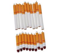 YYlingx 20PCS Mini 3D Cigarette Shape Charms for Jewelry Making DIY