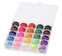 YYlingx 25 Rolls Elastic String Cord Set, 25 Colors Bracelet Making Kit for DIY Craft Jewelry Making