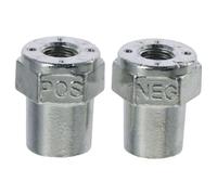 YYlingx 2Pcs Battery Side Post Adapter,3/8" Thread Car Positive Negative Battery Post Terminal Adapters for Top Post, Side Post, Truck