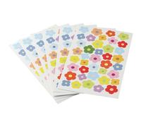 YYlingx 30 Sheets Small Flower Stickers, Mini Colorful Self-Adhesive Flower Shapes Decals for DIY
