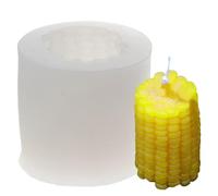 YYlingx 3D Corn Shape Candle Mould, French Dessert Mousse Mould for Chocolate,Cake Topper Decor, Candle DIY