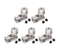 YYlingx 4 * 4MM/10 * 10MM Rotatable Motor Connector Cross Universal Steering Shaft U Joint Coupler for Connecting Model Cars(4MM)