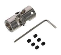 YYlingx 4 * 4MM/10 * 10MM Rotatable Motor Connector Cross Universal Steering Shaft U Joint Coupler for Connecting Model Cars(10MM)