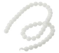 YYlingx 45 PCS Blue Luminous Light Glowing Beads 8mm Round Loose Beads in The Dark Growing Stone Beads for Bracelet Necklace Earring DIY Jewelry Making
